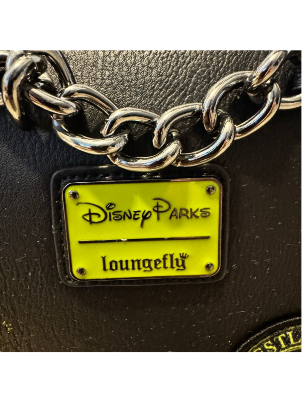 Disney Parks Loungefly Haunted Mansion Foolish Mortal Satchel Crossbody Bag - Picture 8 of 13